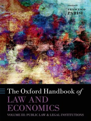 cover image of The Oxford Handbook of Law and Economics